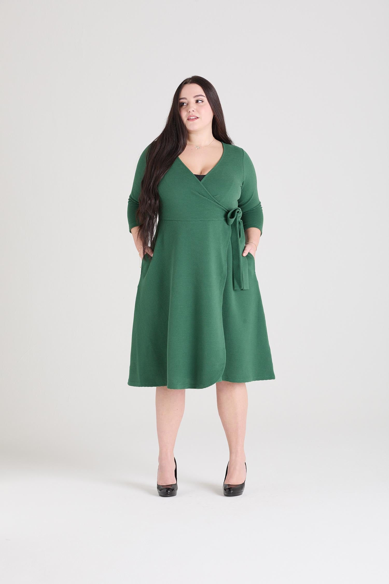 Ottoman Wrap Around Dress - Petit Pois